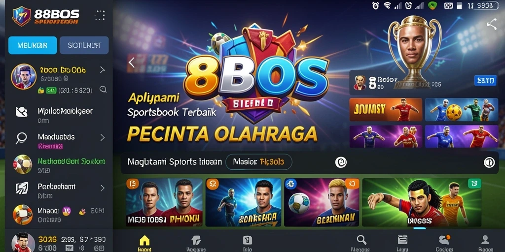 Tampilan gameplay 88BOS dengan berbagai opsi taruhan olahraga.