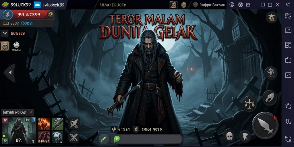 Menampilkan suasana mencekam dan gameplay yang mendebarkan dari 99LUCK99.