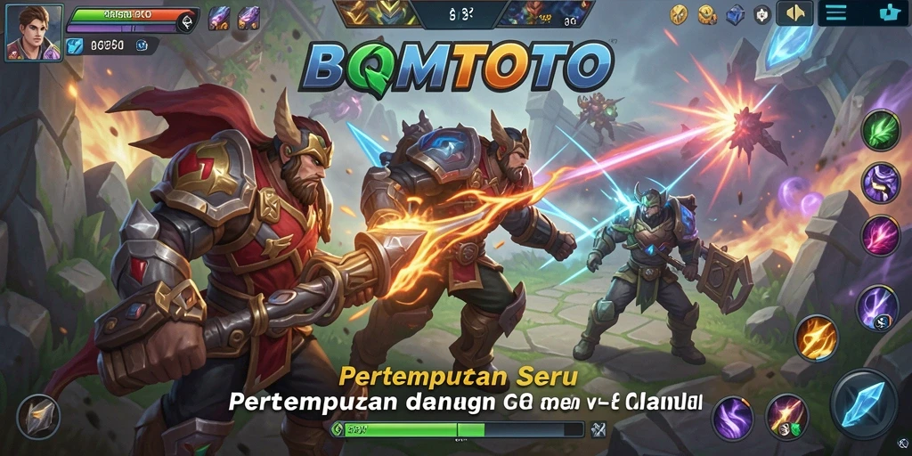 Gameplay seru dalam pertempuran MOBA yang strategis dan dinamis.