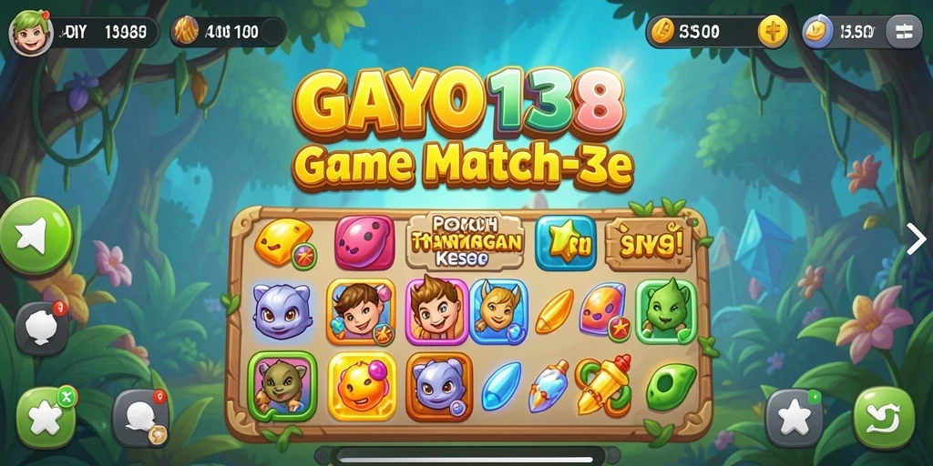 Gameplay seru GAYO138 dengan grafis menarik.