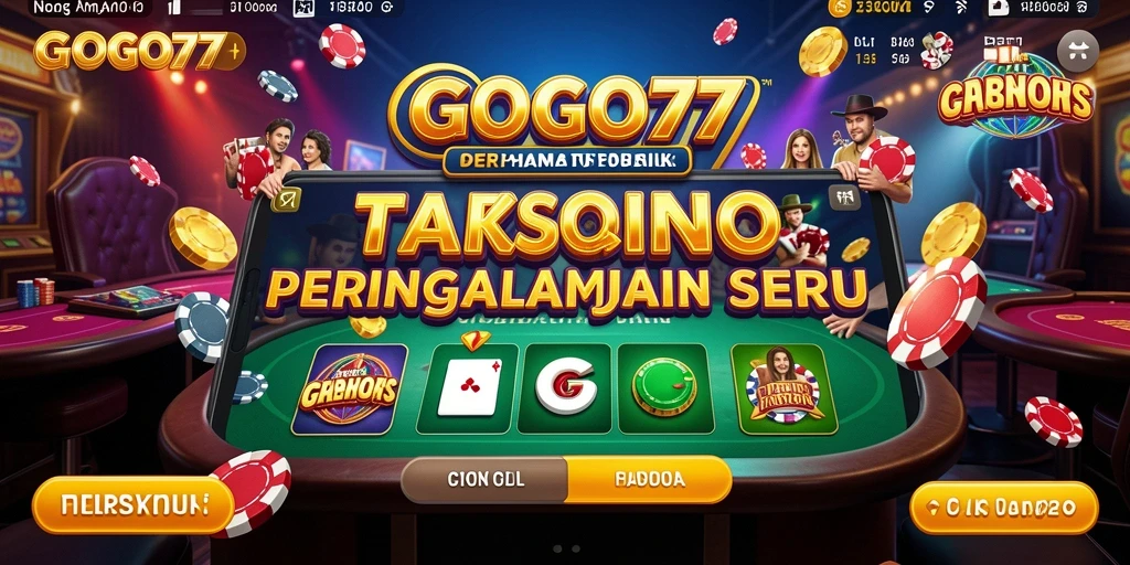 Tampilan utama GOGO77 menampilkan gameplay kasino yang seru dan interaktif.