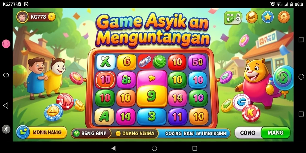 Tampilan gameplay seru dan interaktif dari KG778.