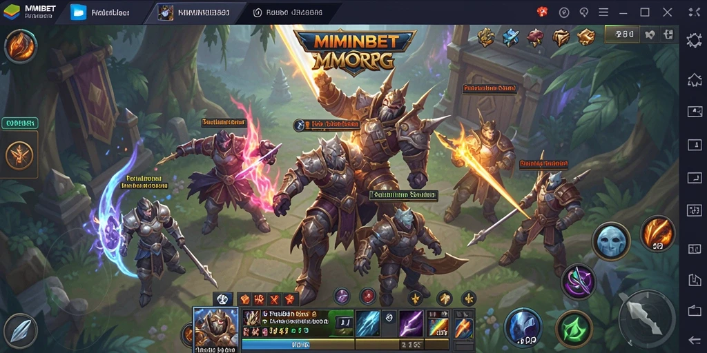 Tampilan gameplay MIMINBET yang menarik dalam dunia MMORPG.