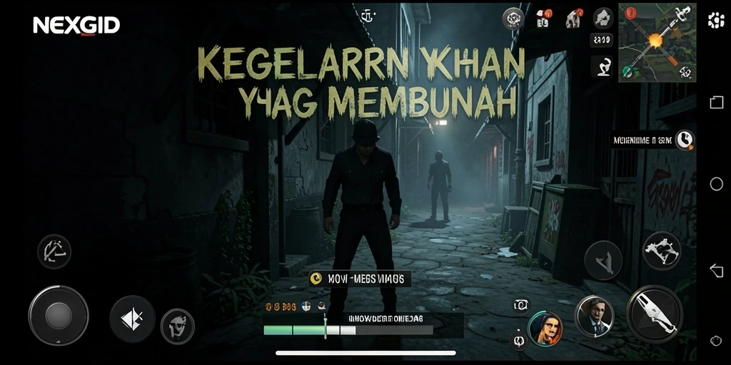 Tampilan gameplay seram dari NEXGID yang menggugah adrenalin.