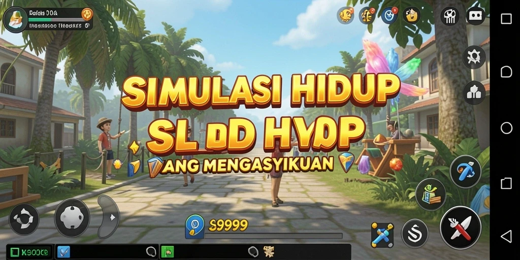 Tampilan gameplay SL999 yang penuh warna dan interaktif.