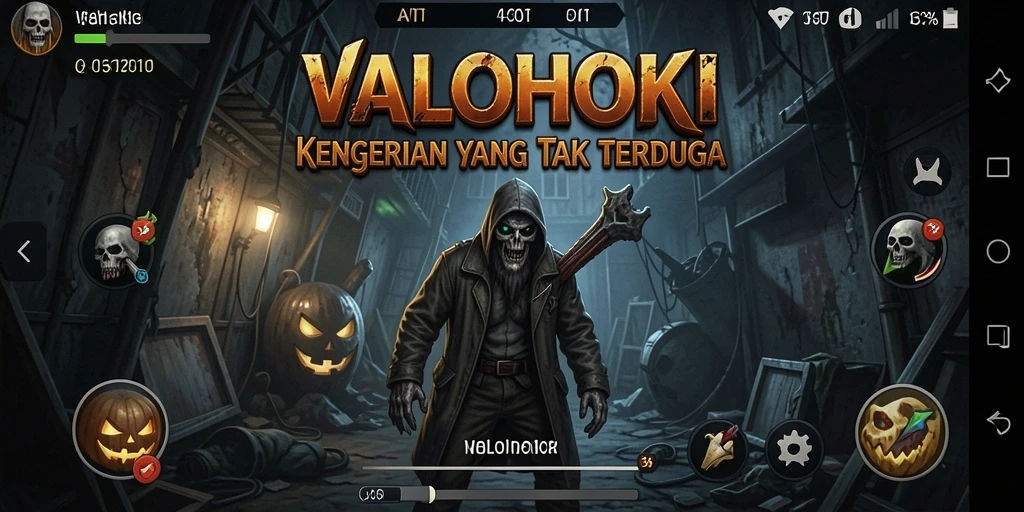 Menampilkan gameplay menakutkan dalam suasana kelam.
